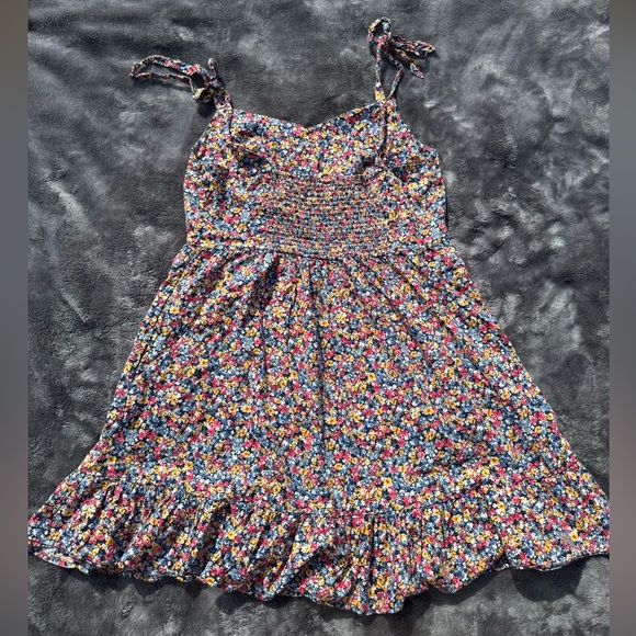 Old Navy Floral Cami Dress- Ruched Top |Large🌸⚡️ - Picture 2 of 3